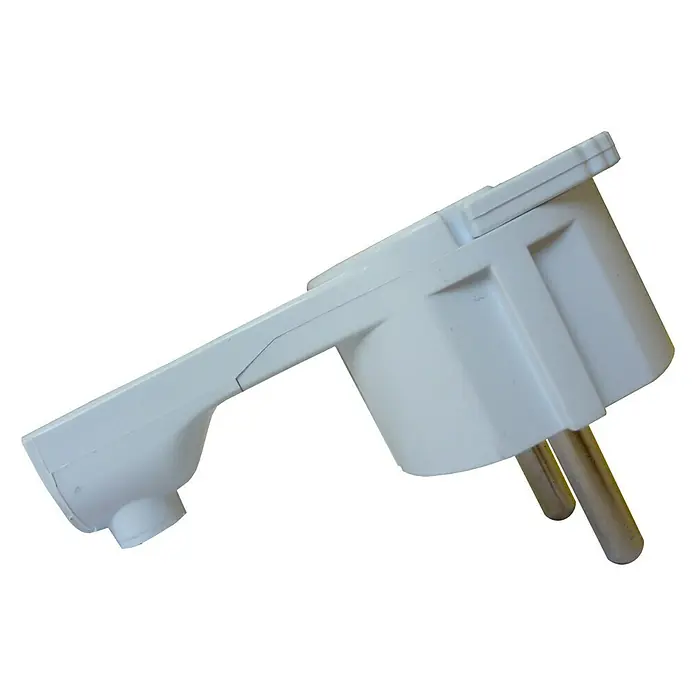 Electraline Clavija plana 2 P+TT - Blanco