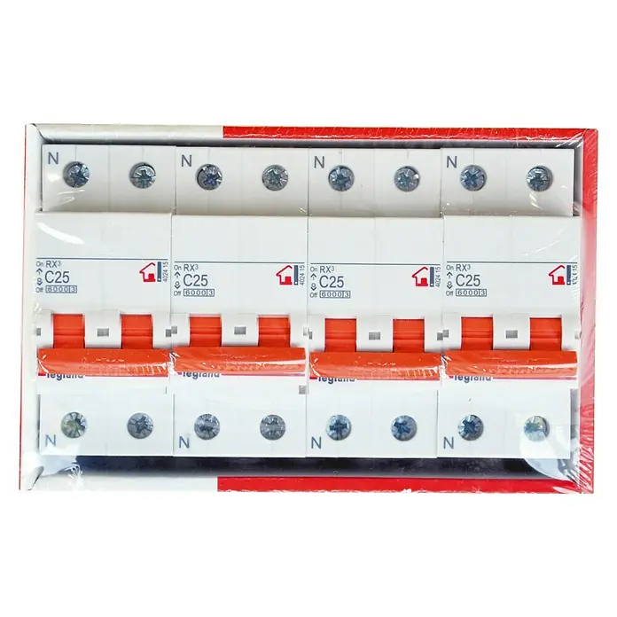 Legrand Magnetotérmico automático Pack RX3 P+N - C, 10 A, 2 polos