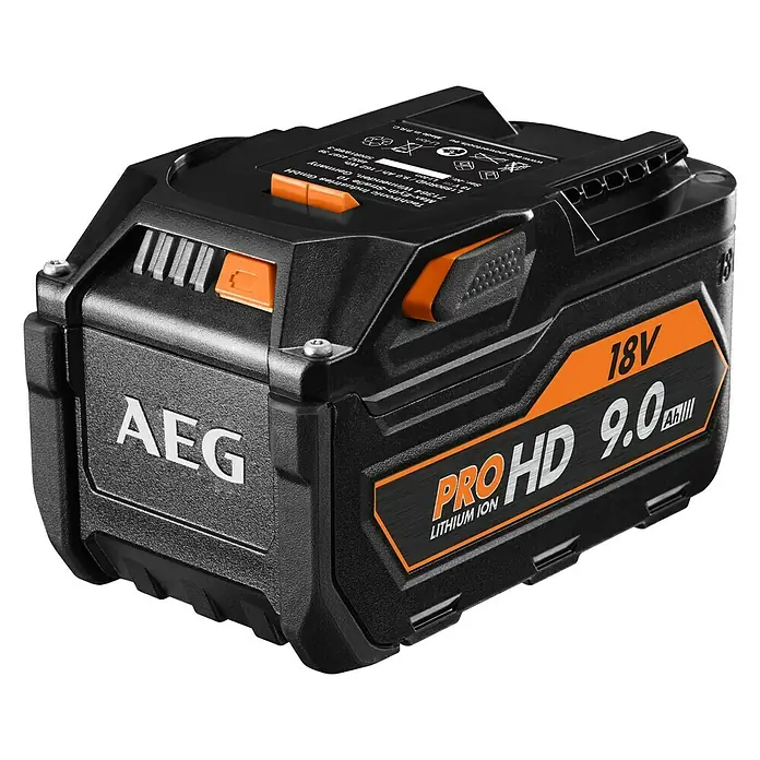 AEG Powertools Akku L1890 RHD - 18 V, 9 Ah - Linke Seitenansicht