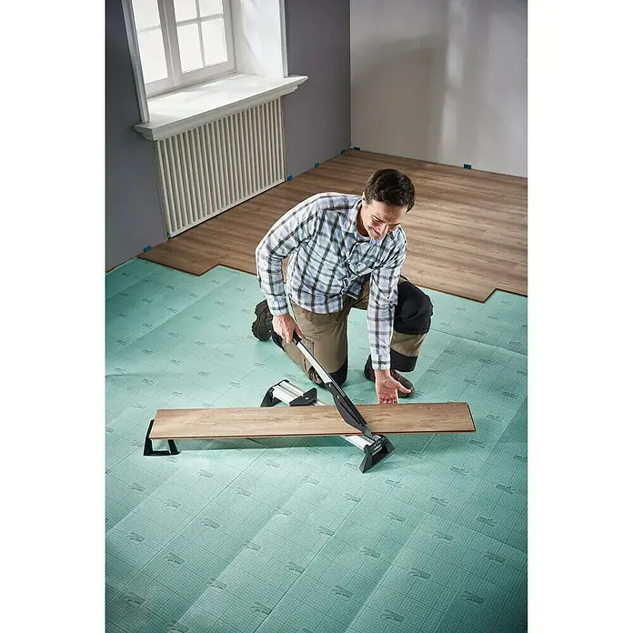 Wolfcraft Laminaat- en vinylsnijder VLC 800 - Snijbreedte: 465 mm, Aluminium - Toepassingsvoorbeeld