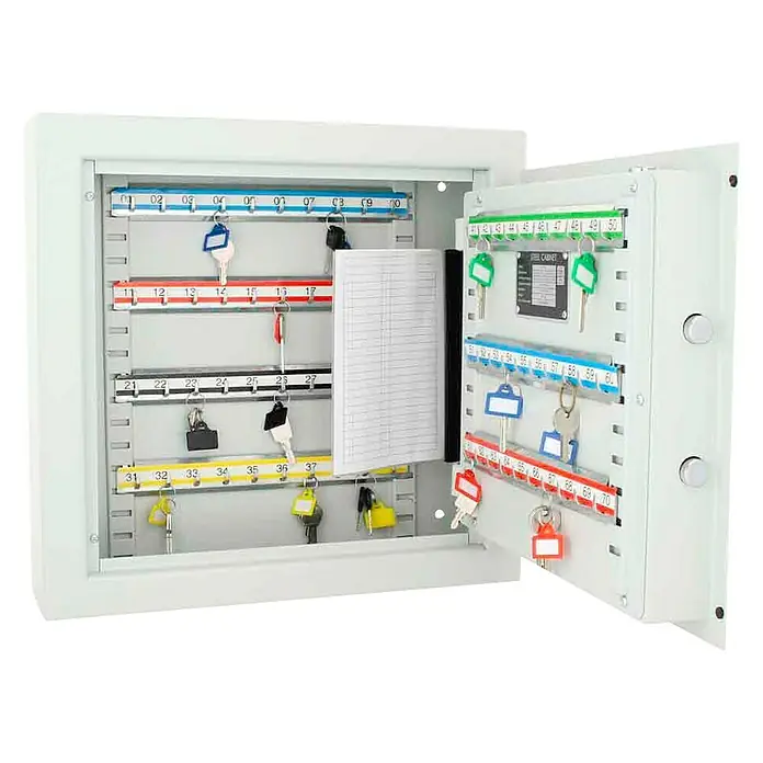 Rottner Schlüsselkasten Premium - Geeignet für: 70 Schlüssel, Elektronisches Zahlenschloss, L x B x H: 14 x 46 x 43,5 cm