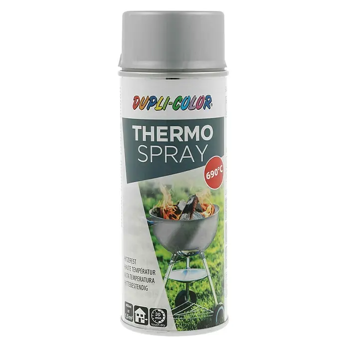 Dupli-Color Special Sprej otporan za toplinu - Srebrne boje, 690 °C, Mat, 400 ml - Pogled sprijeda