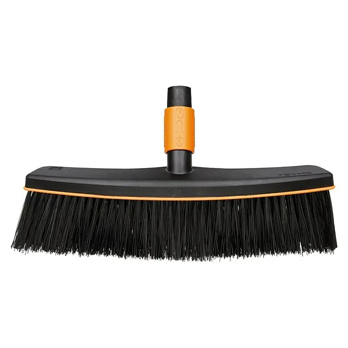 Fiskars QuikFit Straßenbesen - Arbeitsbreite: 38 cm, Material Borsten: Kunststoff - Ansicht von oben