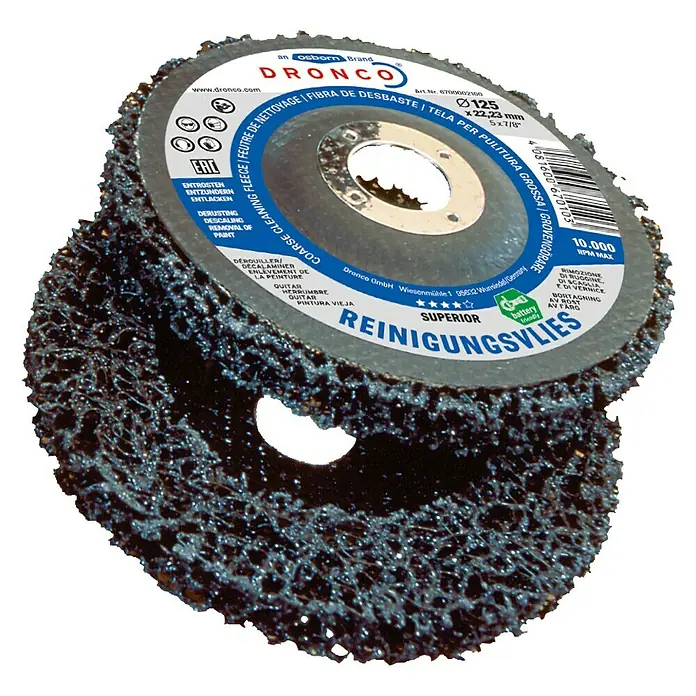 Dronco Reinigungsvlies - Durchmesser Scheibe: 125 mm - Vorderansicht