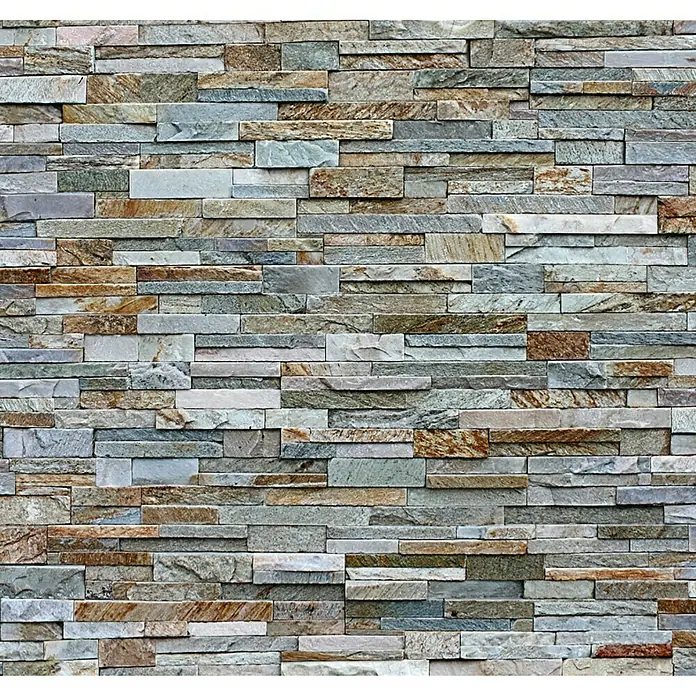 Papel pintado a metros Ceramics Piedra - Ancho: 67,5 cm, Gris