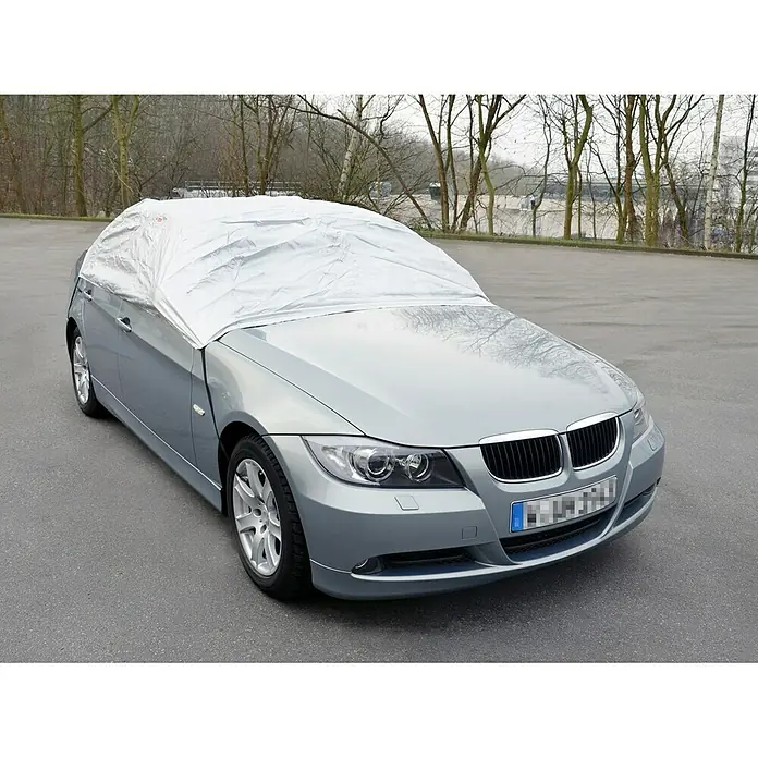 APA Auto-Halbgarage XL - L x B x H: 317 x 157 x 61 cm - Linke Seitenansicht