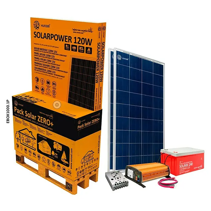 Kit de generación solar - Para iluminación y generación de energía solar
