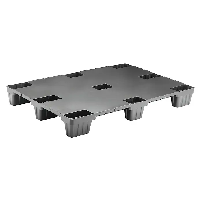 Europalet de polipropileno NPT-1280-LE1 - L x An x Al: 120 x 80 x 14 cm