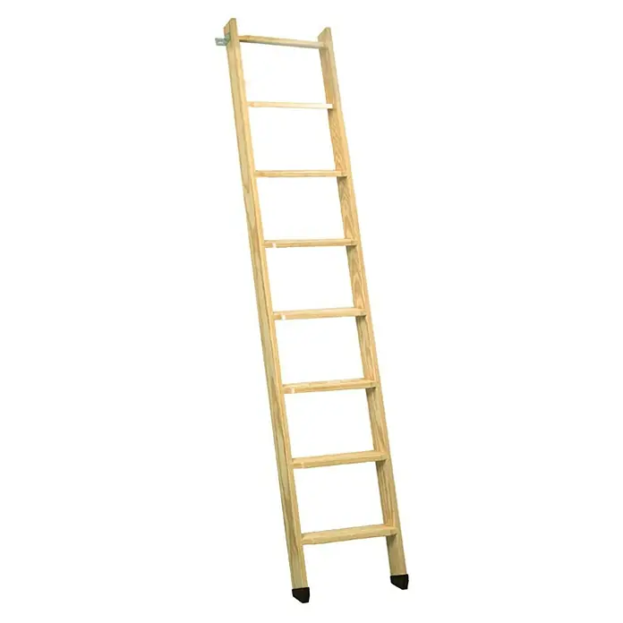 Star Stairs Hochbettleiter - Holz, Anzahl Stufen: 8 Stk., 205 cm - Vorderansicht
