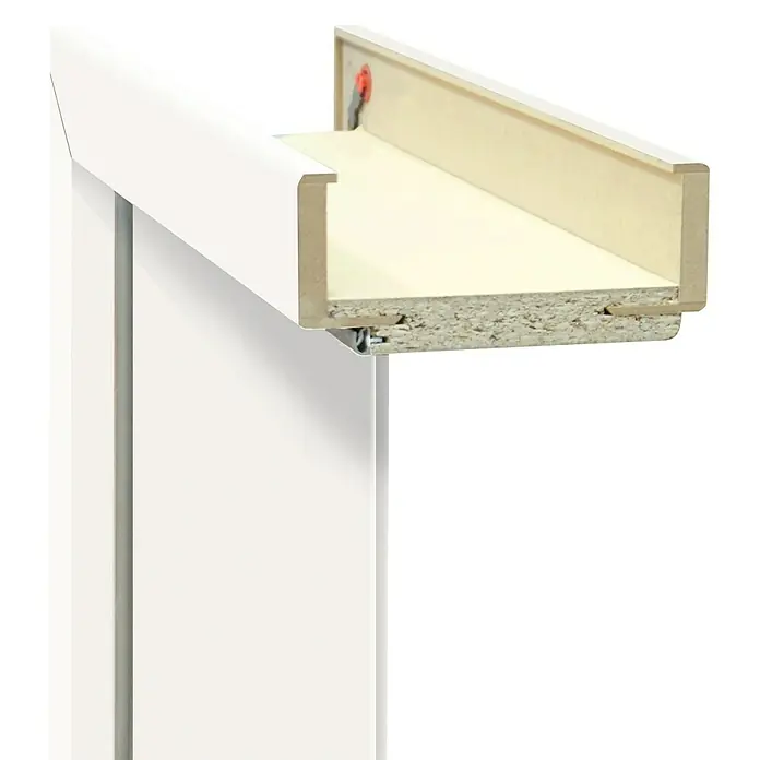 Türzarge Monari - 735 x 1.985 mm, Wandstärke: 160 mm, DIN Anschlag: Links, Uni Weiß