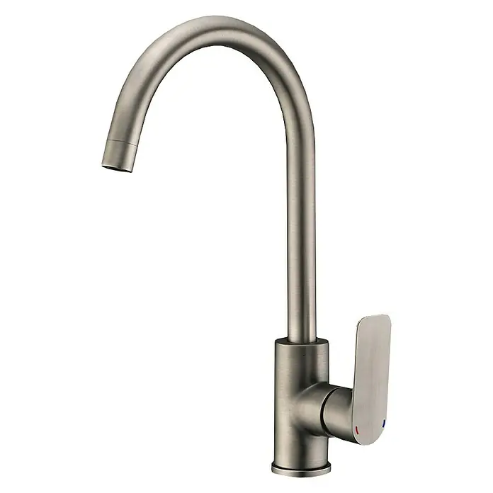 Rousseau Grifo de cocina Milk - Grafito, Mate, Permite ahorrar agua