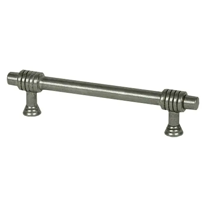 Rei Set de tiradores para muebles - L x An x Al: 128 x 30 x 14 mm, Aluminio