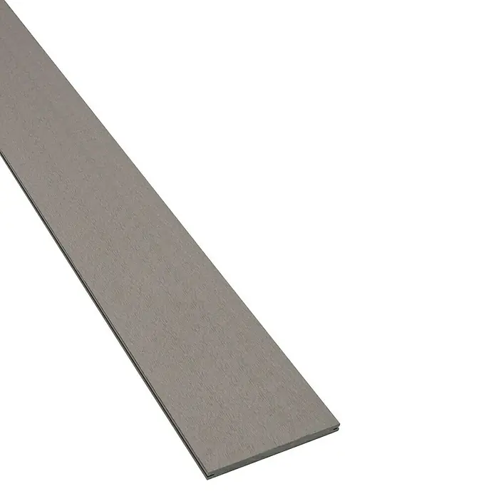WPC-Terrassendiele Light Grey - Hellgrau, 300 x 19 x 1,6 cm