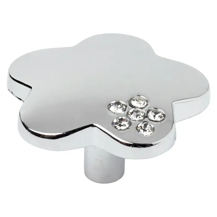 Rei Set de tiradores para muebles Nube - L x An x Al: 35 x 35 x 20 mm, Aluminio