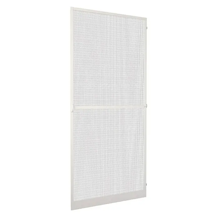 Mosquitera abatible - An x Al: 125 x 220 cm, Color bastidor: Blanco, Puerta exterior