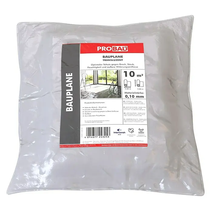 Probau Građevinska cerada - 5 x 2 m - Pogled sprijeda