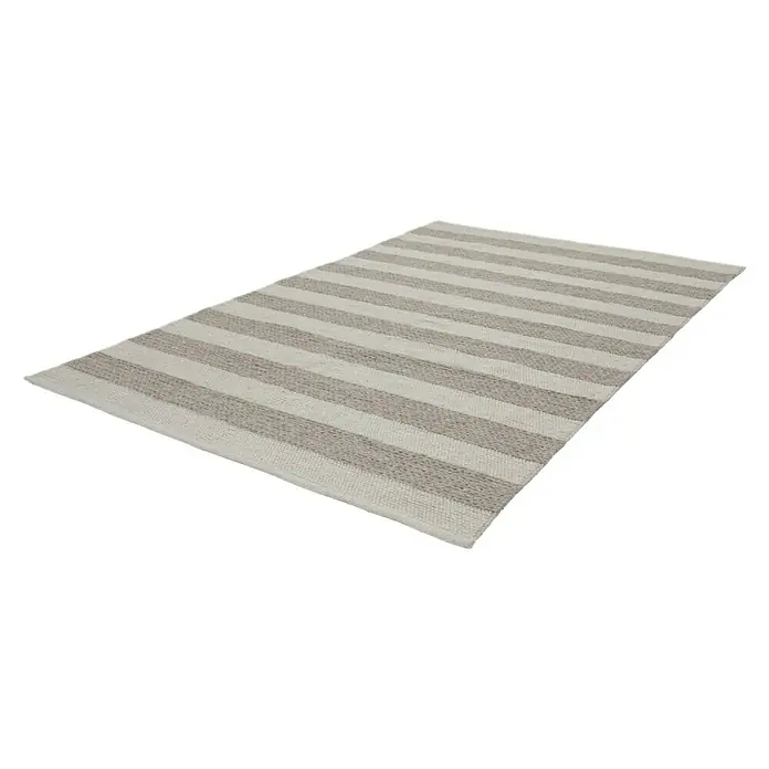 Kayoom Wollteppich Jodhpur 410 - Natur, 150 x 80 cm, 100 % Wolle - Linke Seitenansicht