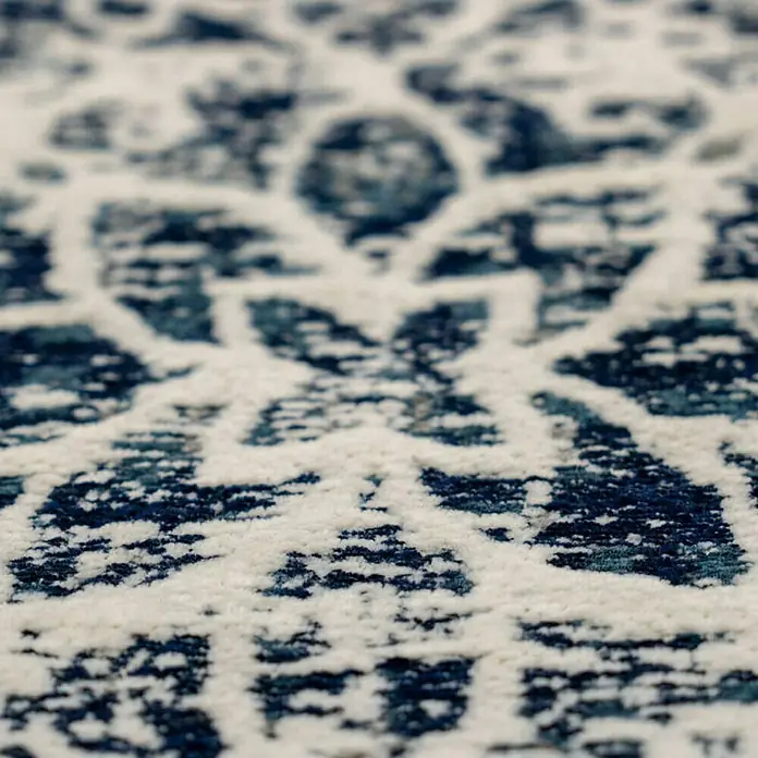 Kayoom Flachgewebeteppich River 140 - Multi, 150 x 80 cm, 70 % Baumwolle, 30 % Polyester - Detailaufnahme