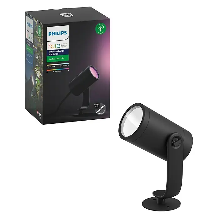 Philips Hue Foco LED de jardín Lily - 1 luz, 8 W, Color de luz: RGB, IP65