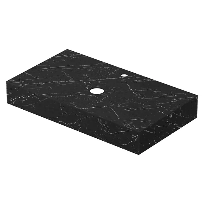 Encimera para lavabo Regal - L x An x Al: 46 x 81 x 12 cm, Cerámica