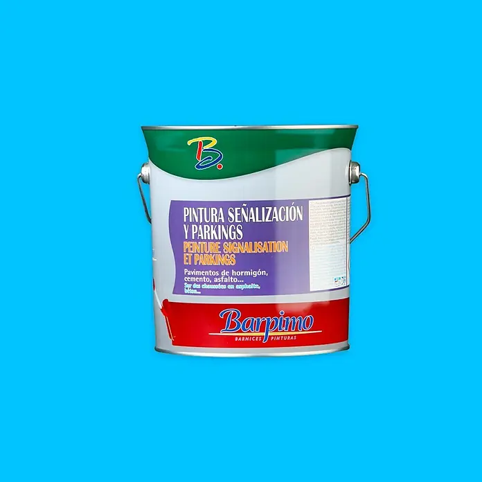 Barpimo Pintura de señalización y parkings - Azul, 4 l