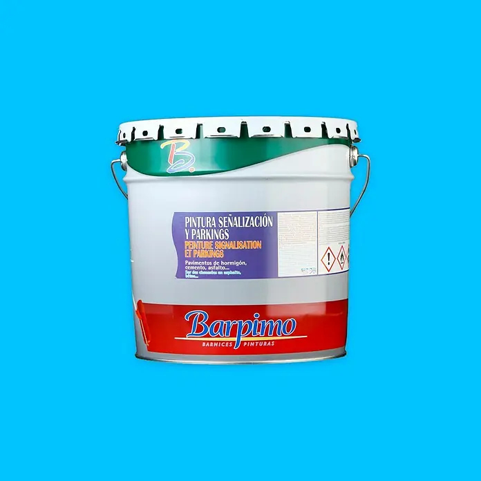Barpimo Pintura de señalización y parkings - Azul, 15 l