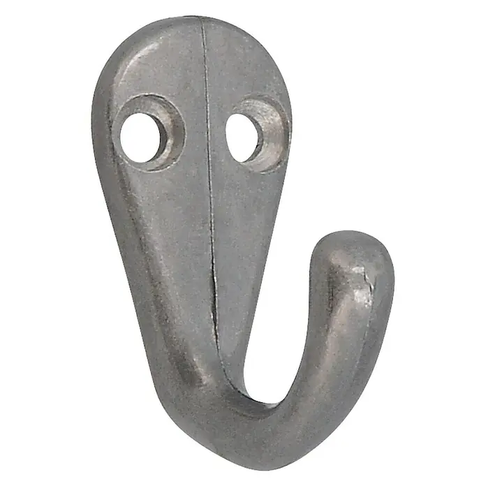 Siro Garderobenhaken - Anzahl Haken: 1 Stk., L x B x H: 2 x 4,1 x 3,3 cm