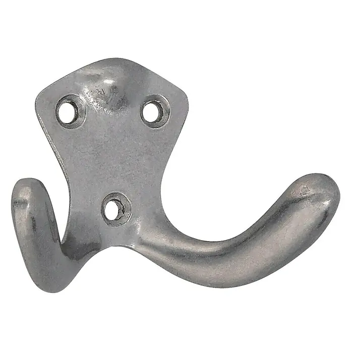 Siro Garderobenhaken - Anzahl Haken: 1 Stk., L x B x H: 7,2 x 4,7 x 3,2 cm, Aluminium