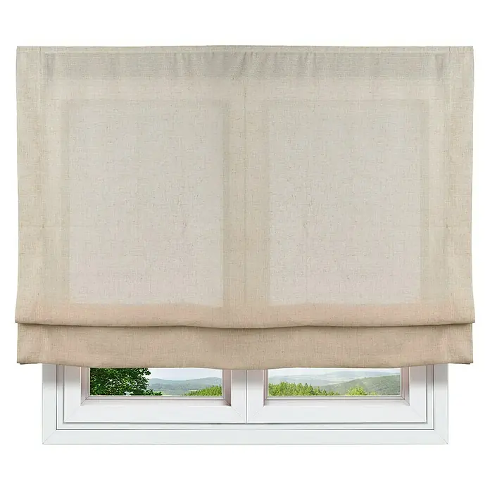 Estor plegable Pachetto Linum - An x Al: 120 x 250 cm, Crudo