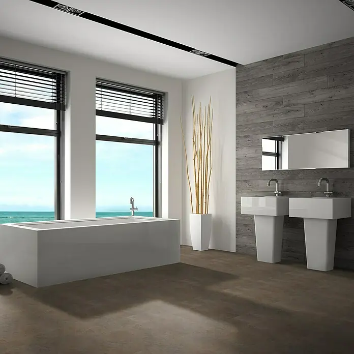Handmuster Isocore Inside Umbria - 280 x 120 x 8 mm, Fliesenoptik - Stimmungsaufnahme