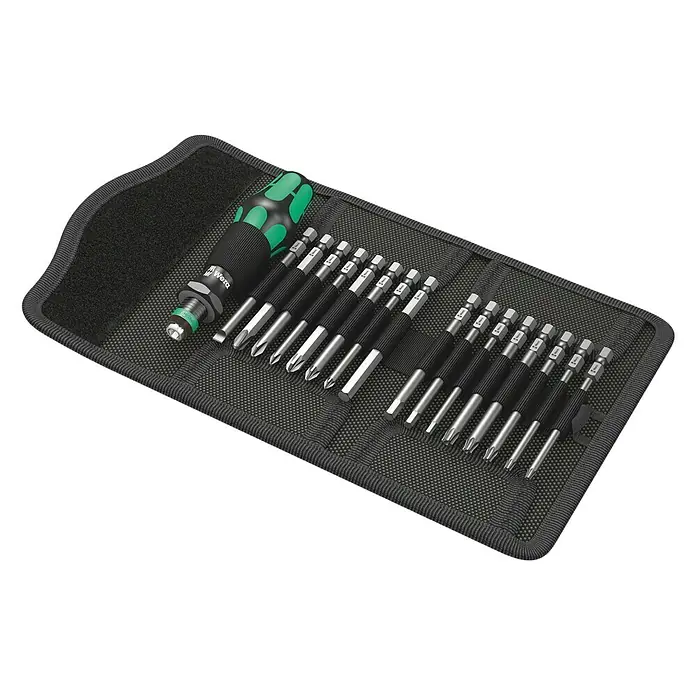 Wera Set odvijača Kraftform Kompakt 60 - 17 -dij. - Pogled sprijeda