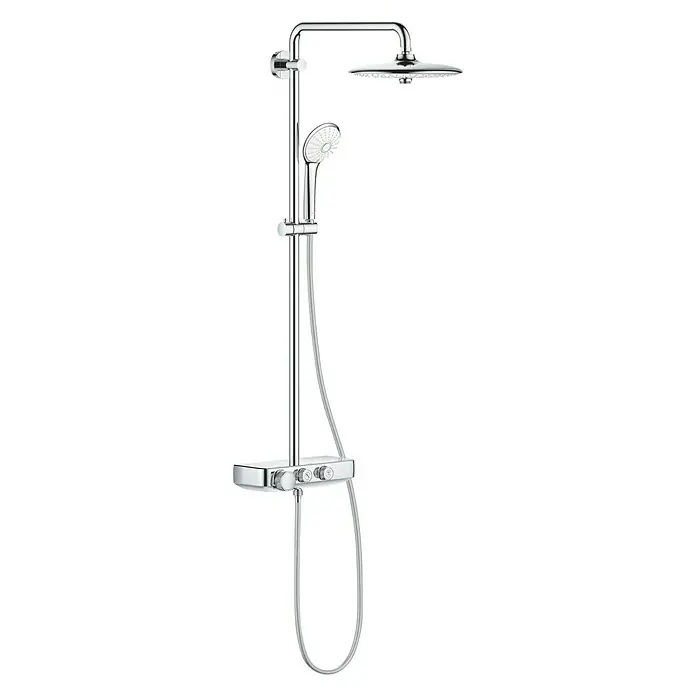 Grohe Euphoria Duschsystem Smart-Control 260 - Mit Thermostatarmatur, Lochabstand: 99,7 cm, Anzahl Strahlarten: 3 Stk., Chrom