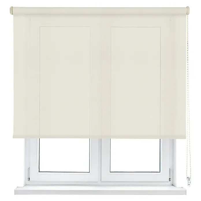 Viewtex Estor enrollable Screen 10% - An x Al: 105 x 190 cm, Beige/Blanco