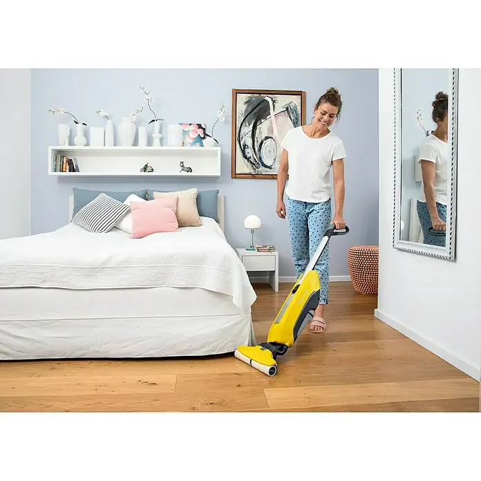 Kärcher Akku-Hartbodenreiniger FC 5 Cordless - Akkubetrieben, Flächenleistung: 60 m²/Akkuladung, Arbeitsbreite: 300 mm