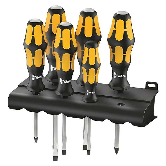 Wera Kraftform Plus Set odvijača za vijke 932/6 - 6 -dij. - Pogled sprijeda