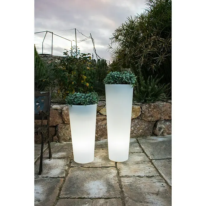 New Garden Maceta LED Ficus 60 - Altura: 60 cm, Polietileno