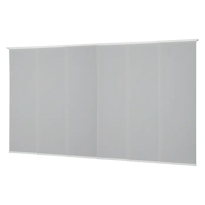 Viewtex Panel japonés Screen - Gris, 79% PVC y 21% poliéster, An x Al: 270 x 285 cm
