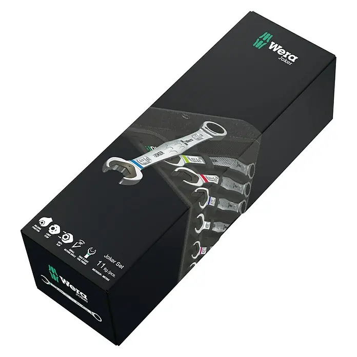 Wera Ringmaulschlüssel-Satz Joker - 11 -tlg., 8 - 19 mm