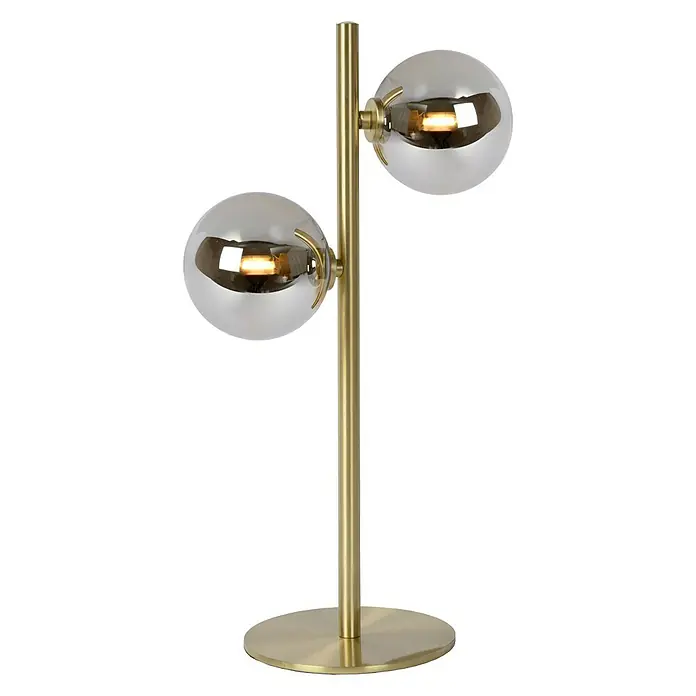 Lucide Tycho Tischleuchte - 56 W, L x B x H: 15 x 22 x 43 cm, Gold, G9 - Vorderansicht