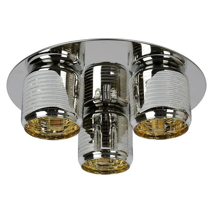 Lucide Eryn Deckenleuchte - 126 W, L x B x H: 38 x 38 x 13,5 cm, G9 - Vorderansicht