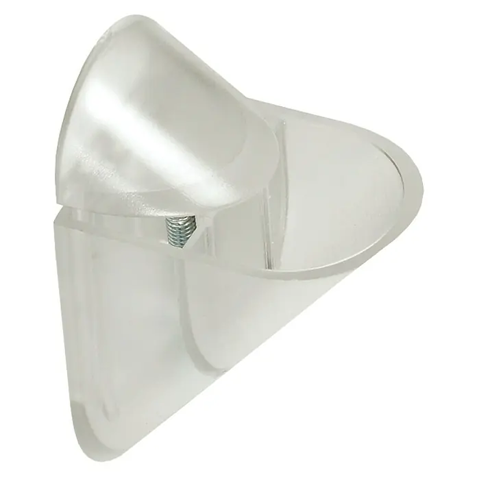 Rei Soporte de pared para estantes Tucano - Transparente, L x An x Al: 5,5 x 8,5 x 4 cm, Carga soportada: 10 kg, Plástico