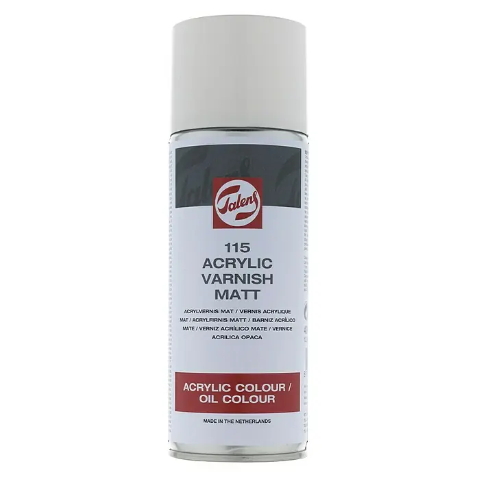 Talens Barniz spray acrílico 115 - Incoloro, 400 ml, Mate
