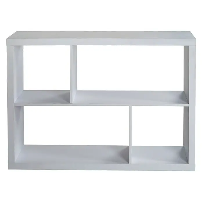 Phönix Toronto Regal - L x B x H: 32,5 x 105 x 71 cm, Weiß - Linke Seitenansicht