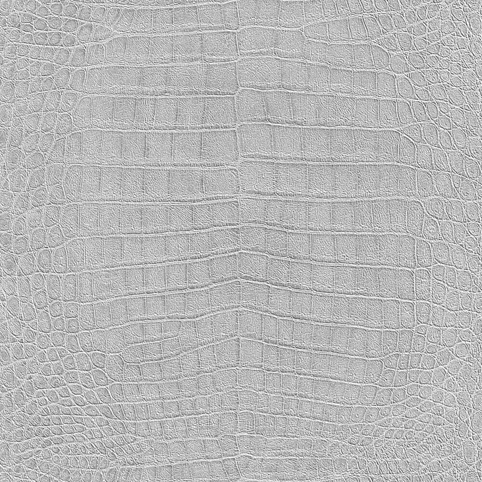 Rasch Mandalay Vliestapete Kroko - Grauglanz, Tieroptik, 10,05 x 0,53 m - Vorderansicht