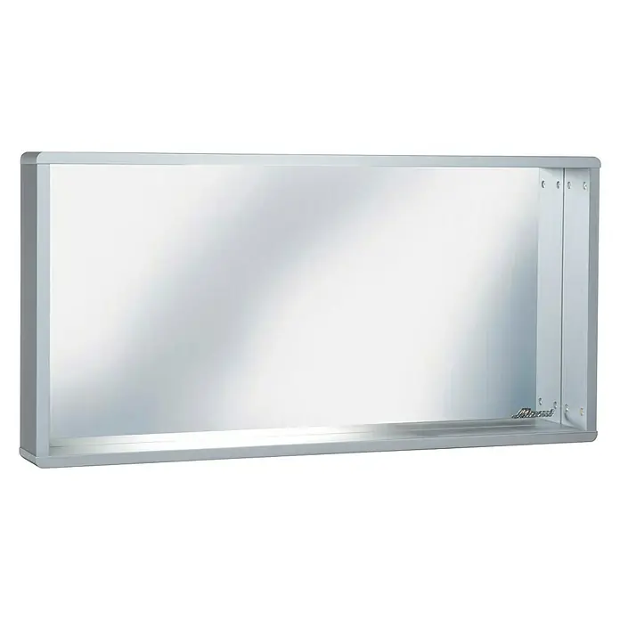 Phönix Miami Wandspiegel - L x B x H: 110 x 13 x 55 cm, Grau - Linke Seitenansicht