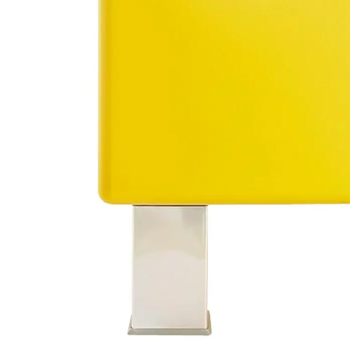 Phönix Miami Sideboard - L x B x H: 43 x 146,4 x 88,8 cm, Gelb, Anzahl Schubladen: 3 Stk., Anzahl Türen: 2 Stk. - Detailaufnahme