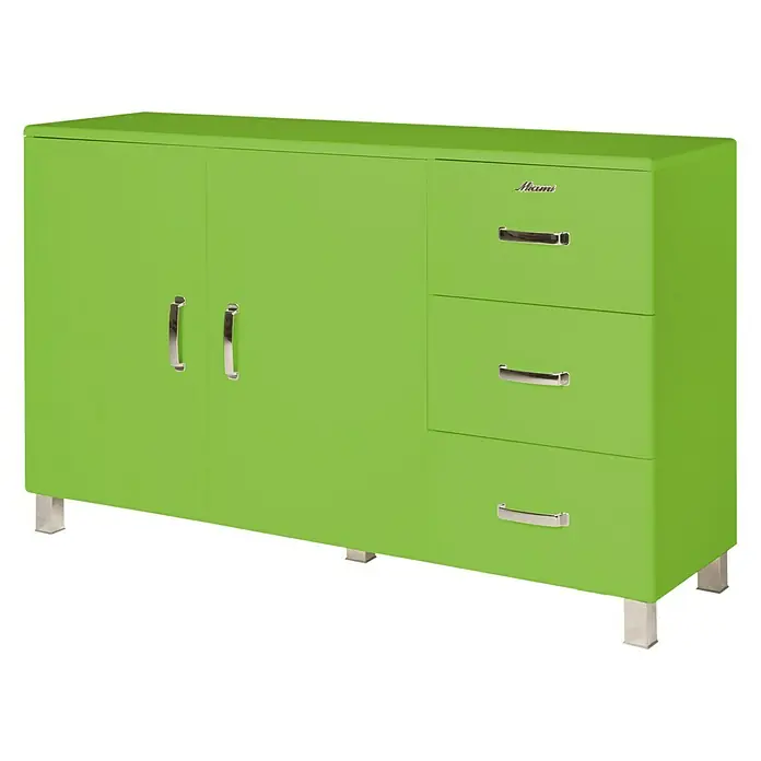 Phönix Miami Sideboard - L x B x H: 43 x 146,4 x 88,8 cm, Grün - Rechte Seitenansicht