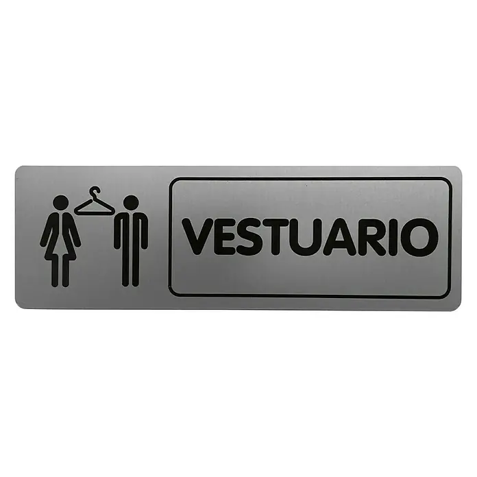 Rótulo - Plateado/Negro, Vestidor
