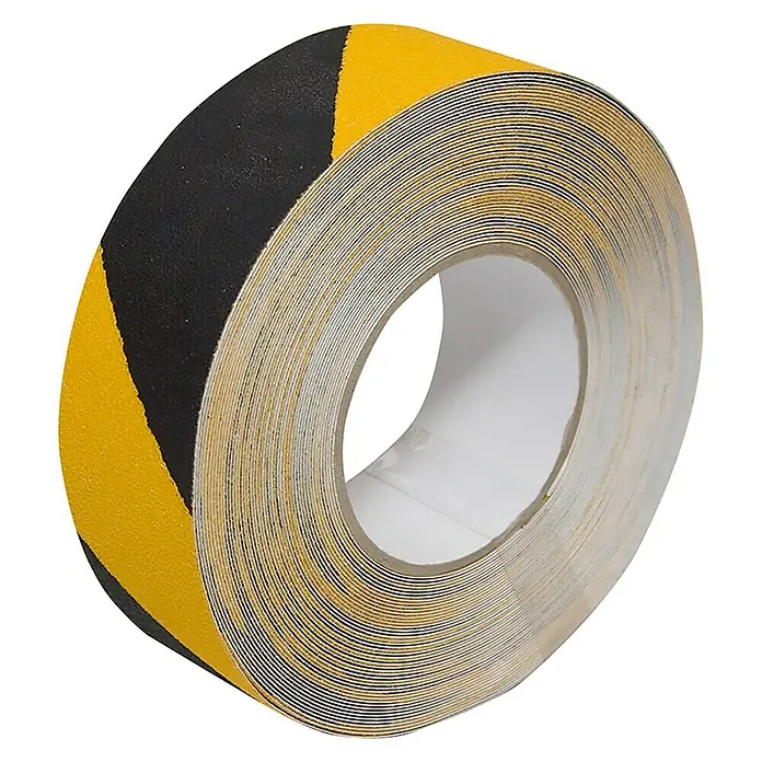Cinta antideslizante AC-144-5 - Amarillo/Negro, L x An: 18,3 m x 50 mm
