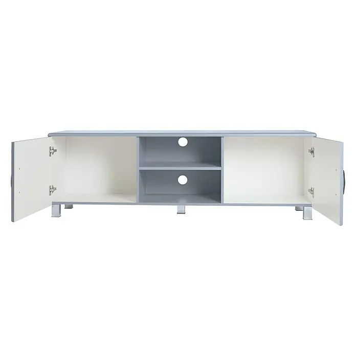 Phönix Miami Lowboard - L x B x H: 43 x 160 x 52 cm, Grau - Anwendungsbeispiel